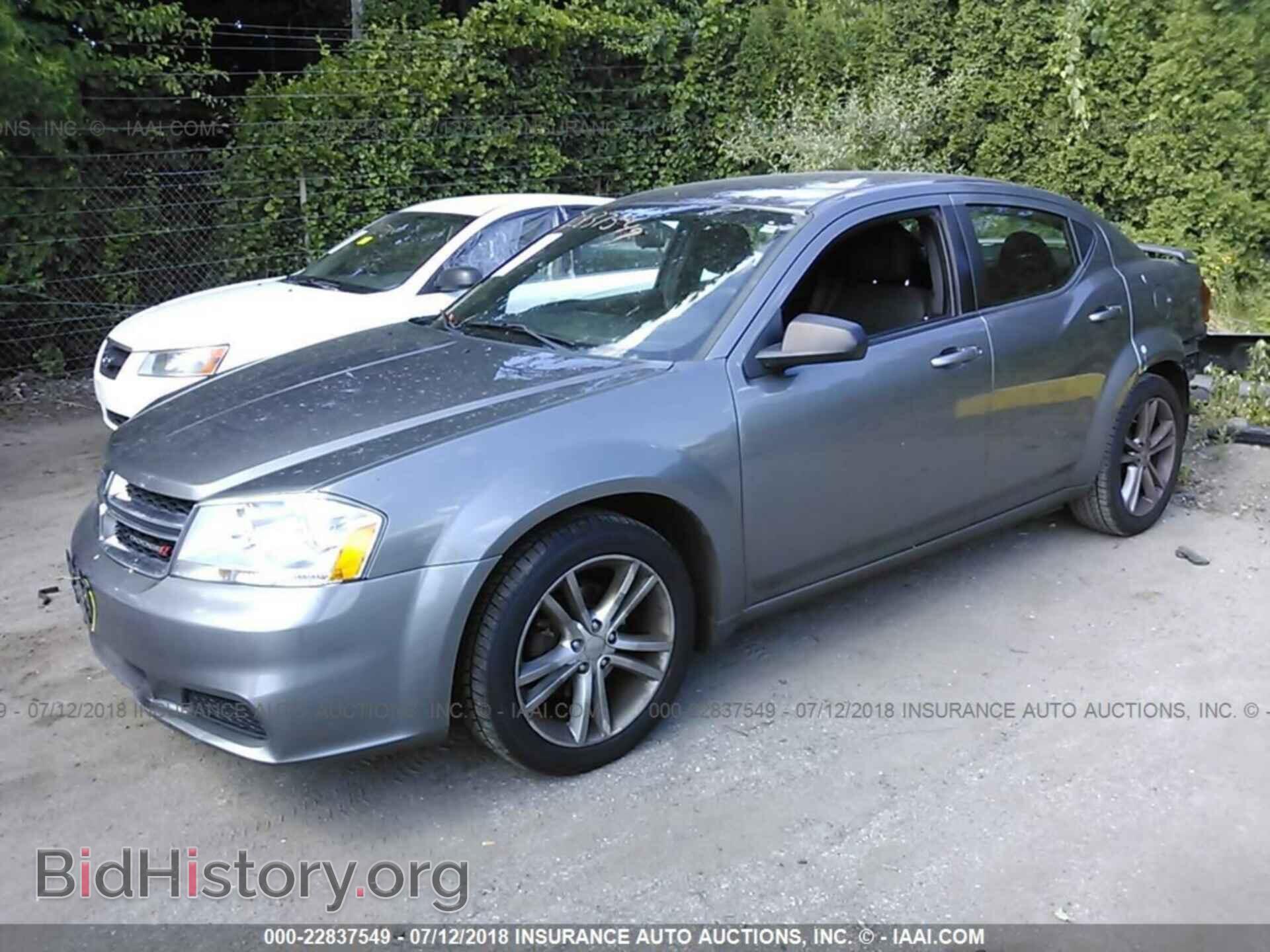 2012 Dodge Avenger - VIN: 1C3CDZAG4CN314280 - Фото 2