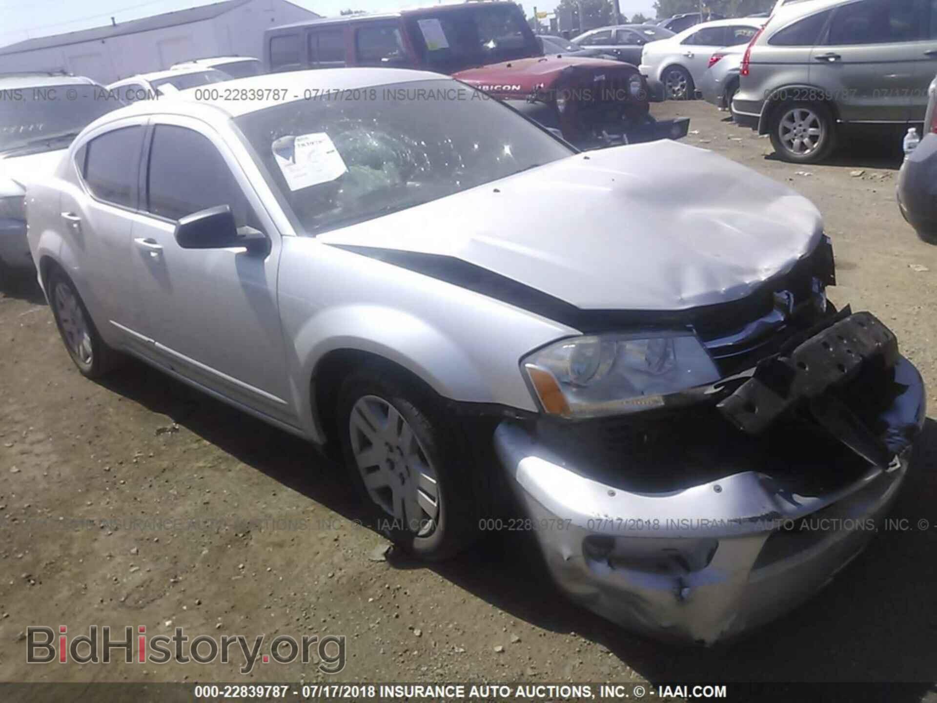 Photo 1C3CDZAB1CN285406 - Dodge Avenger 2012