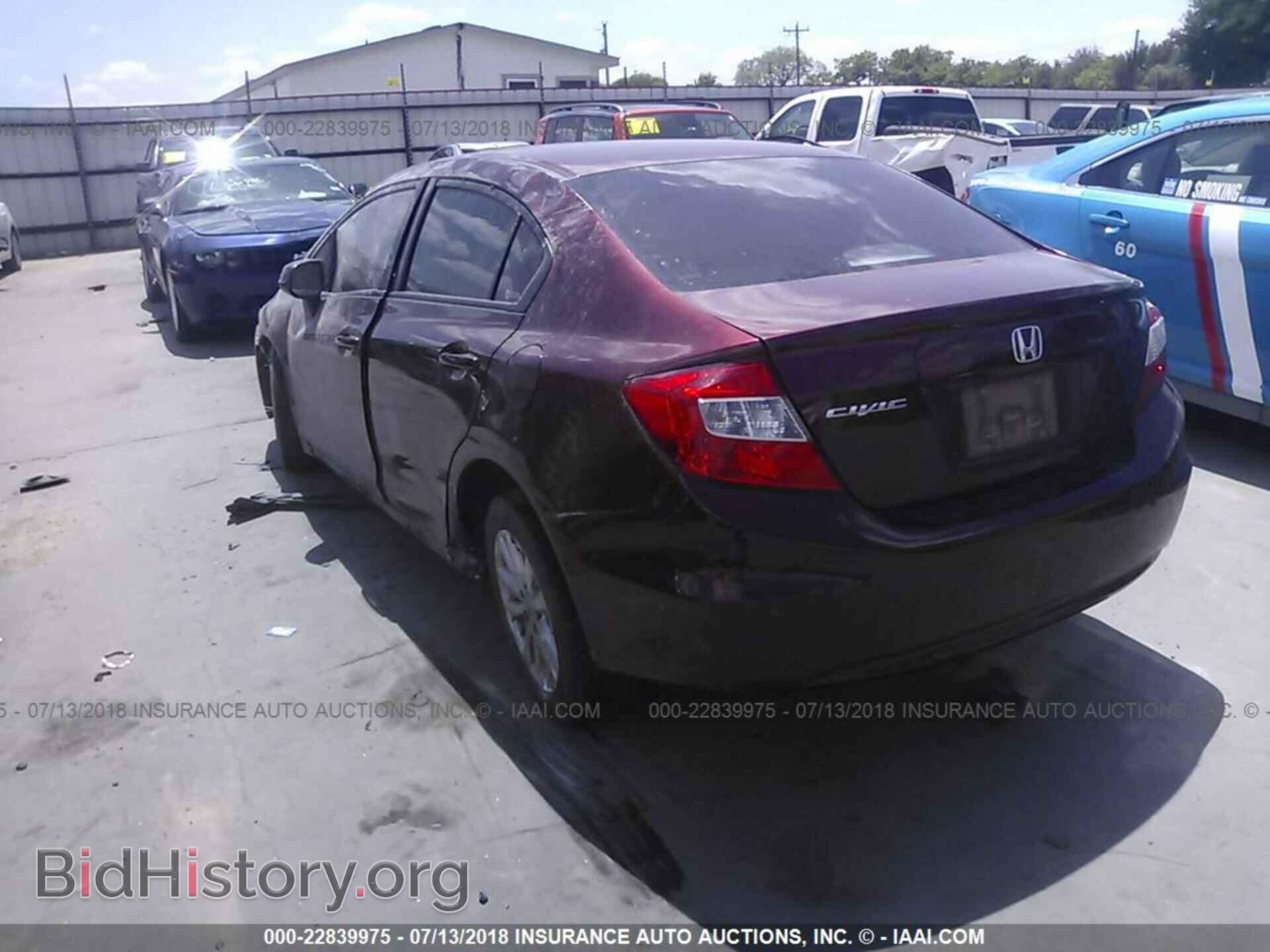 2012 Honda CIVIC (VIN 2HGFB2F80CH515398) — фото 3 из 10