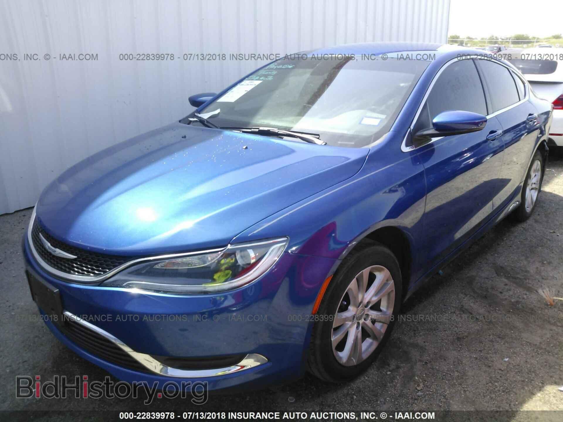 2016 Chrysler 200 - VIN: 1C3CCCAB4GN116860 - Фото 2