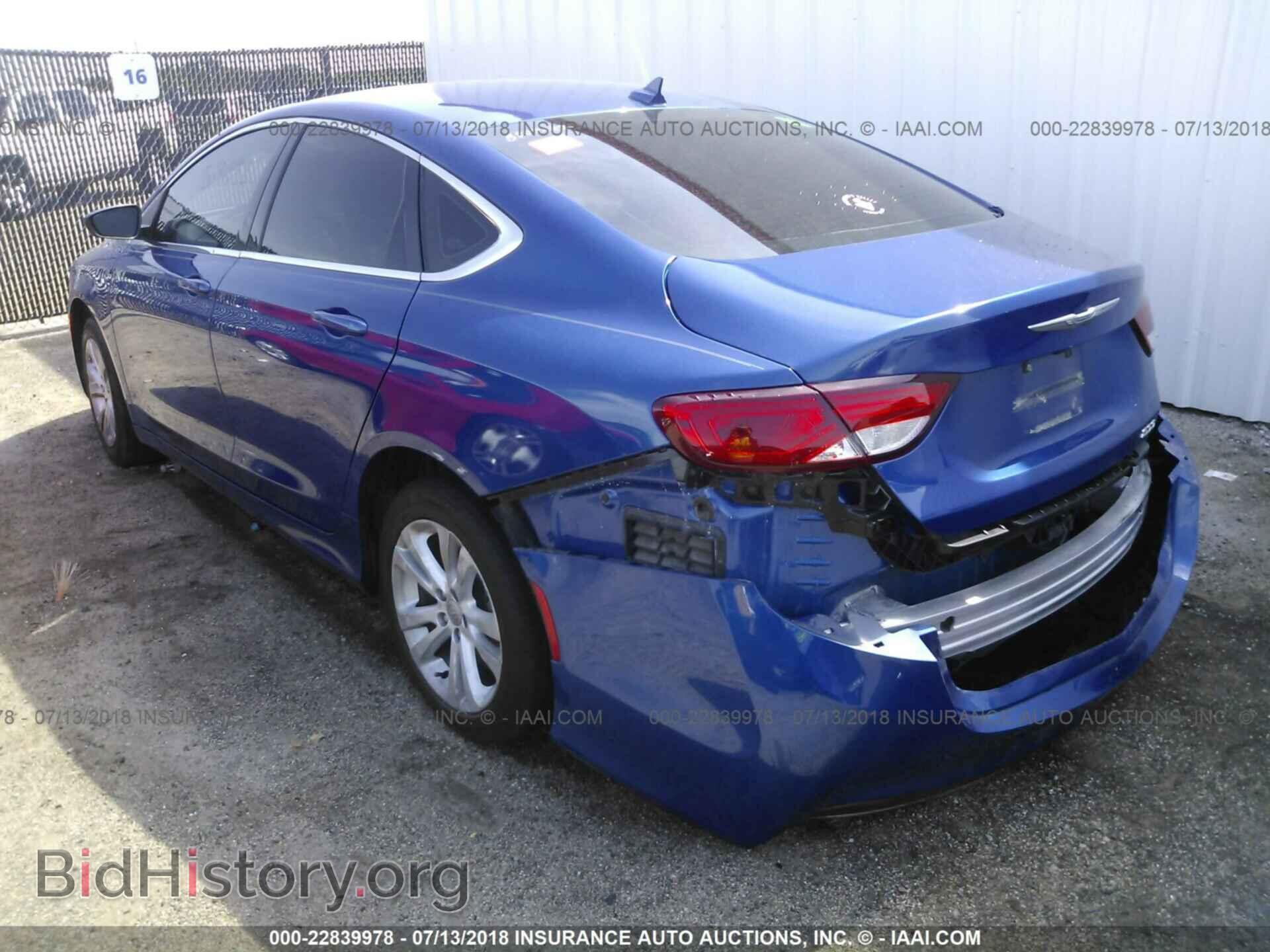 2016 Chrysler 200 - VIN: 1C3CCCAB4GN116860 - Фото 3