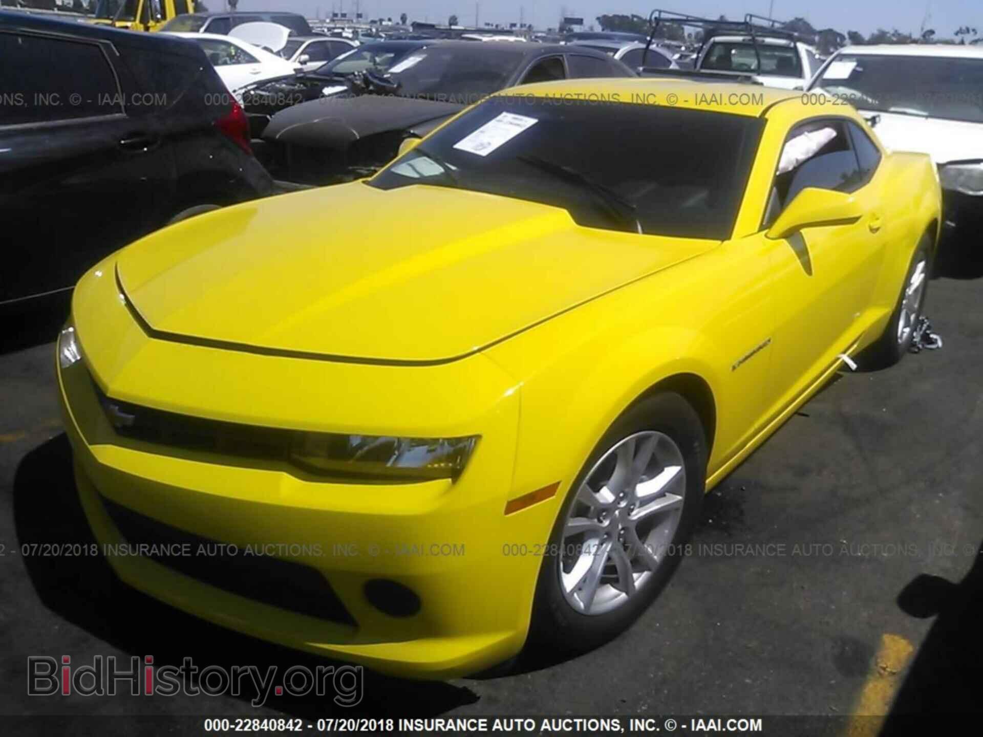 2015 Chevrolet Camaro - VIN: 2G1FB1E34F9151427 - Фото 2