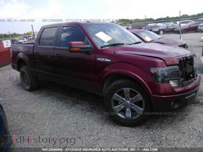 2013 Ford F150, красный — VIN 1FTFW1CF7DFD95084, IAAI