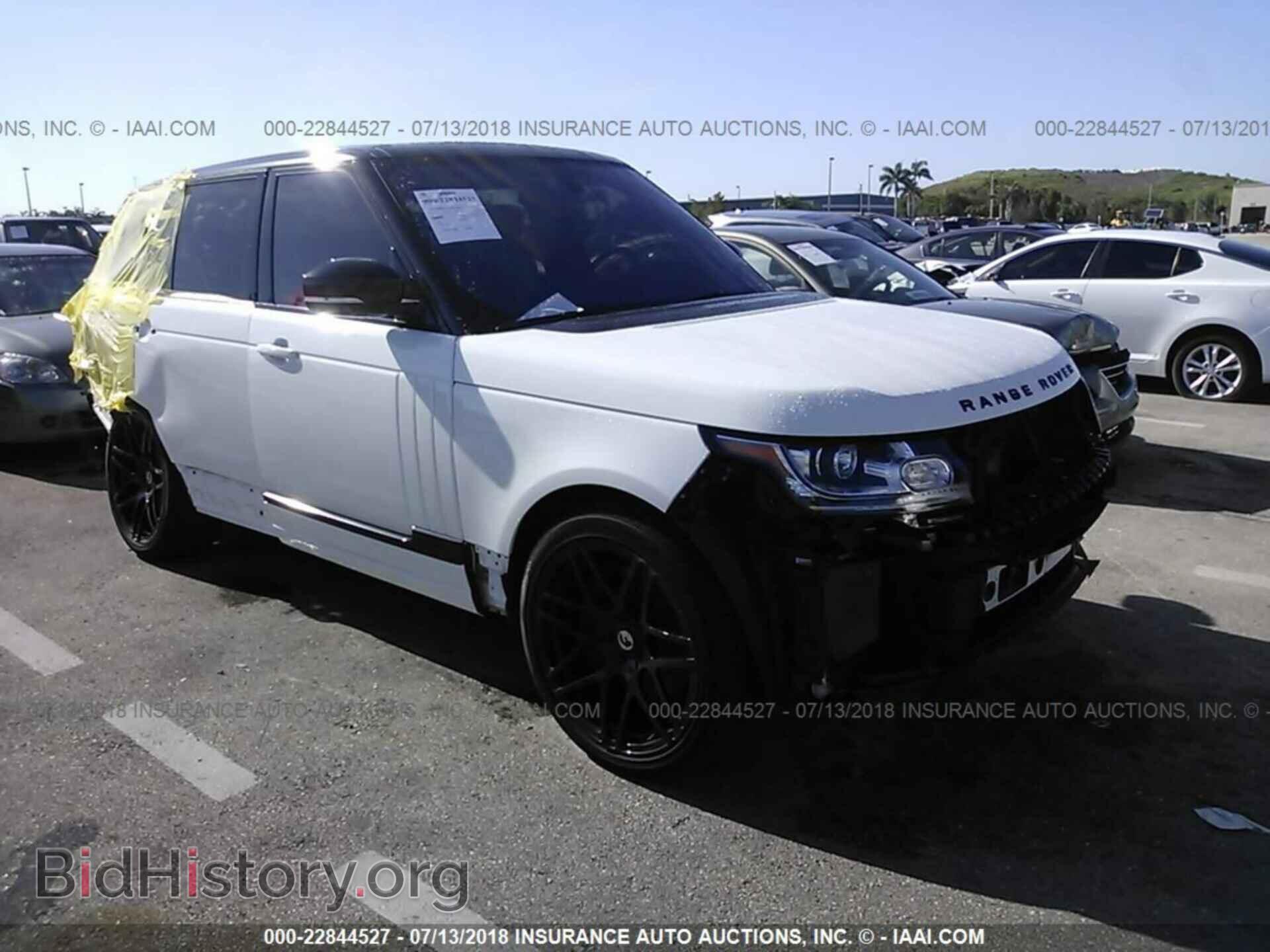Фотография SALGS2EF8GA300965 - Land rover Range rover 2016