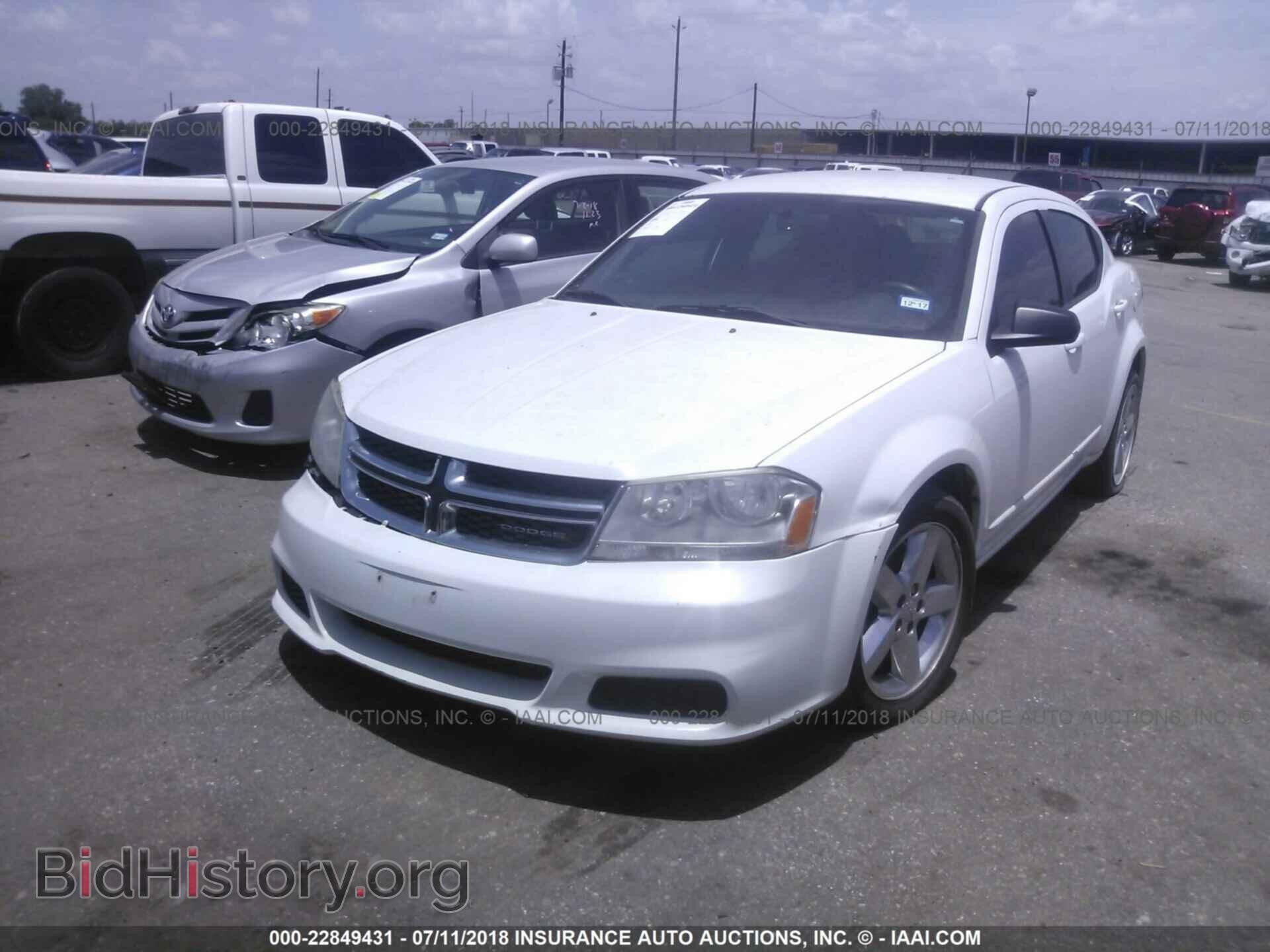 2012 Dodge Avenger - VIN: 1C3CDZAB7CN322989 - Фото 2