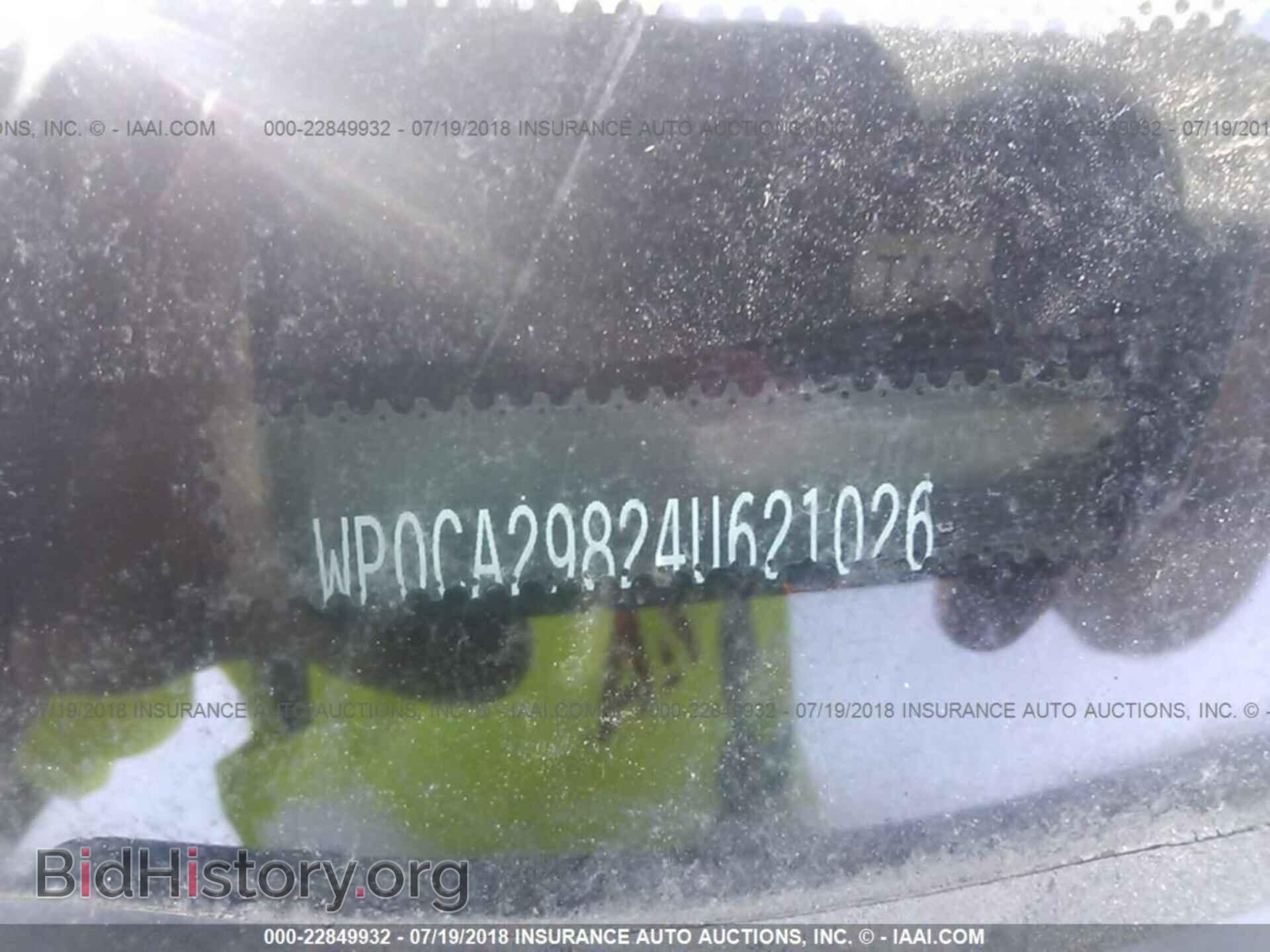 2004 PORSCHE BOXSTER - VIN: WP0CA29824U621026 - Фото 9