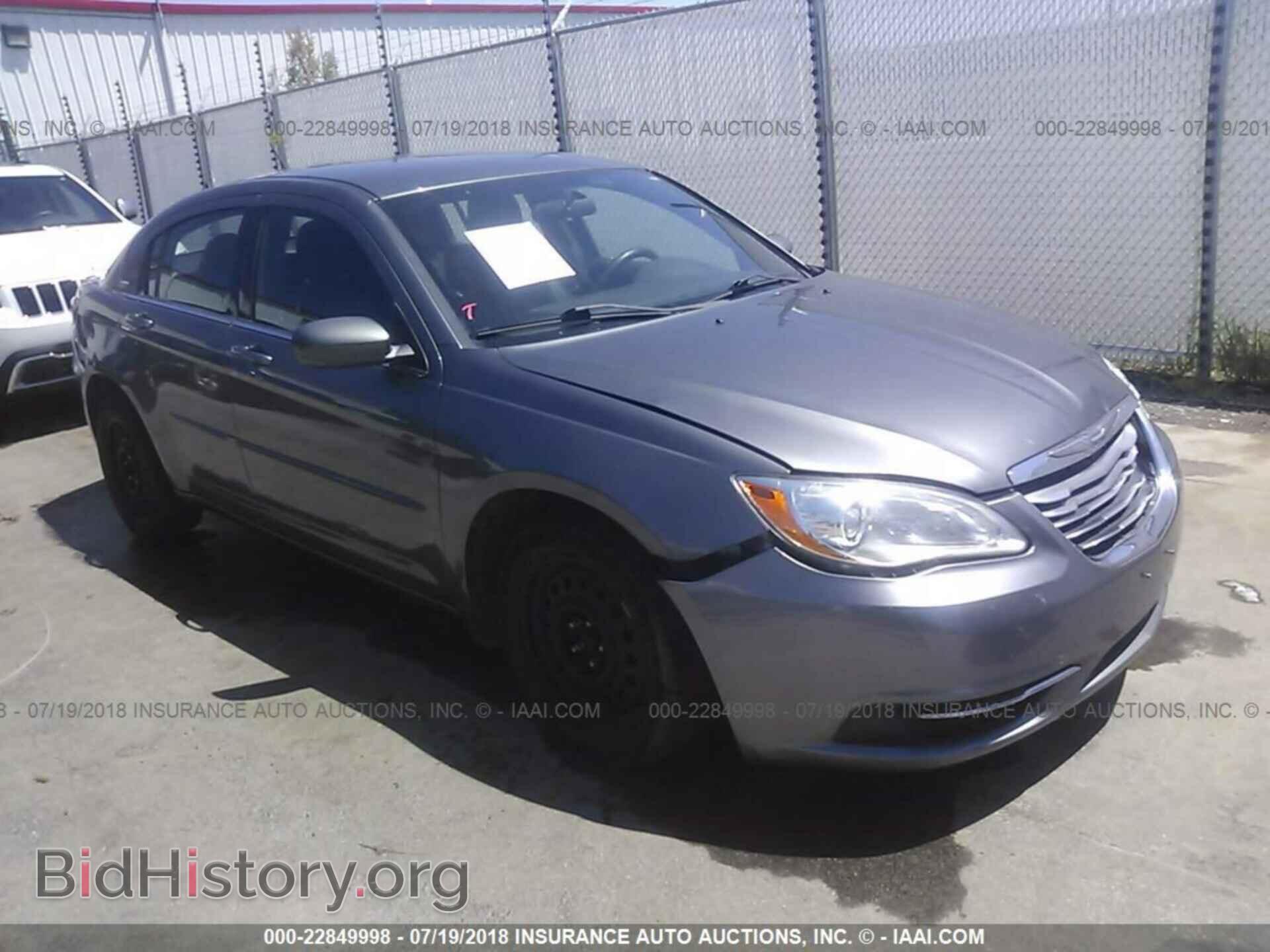 Фотография 1C3CCBAB1CN190662 - Chrysler 200 2012