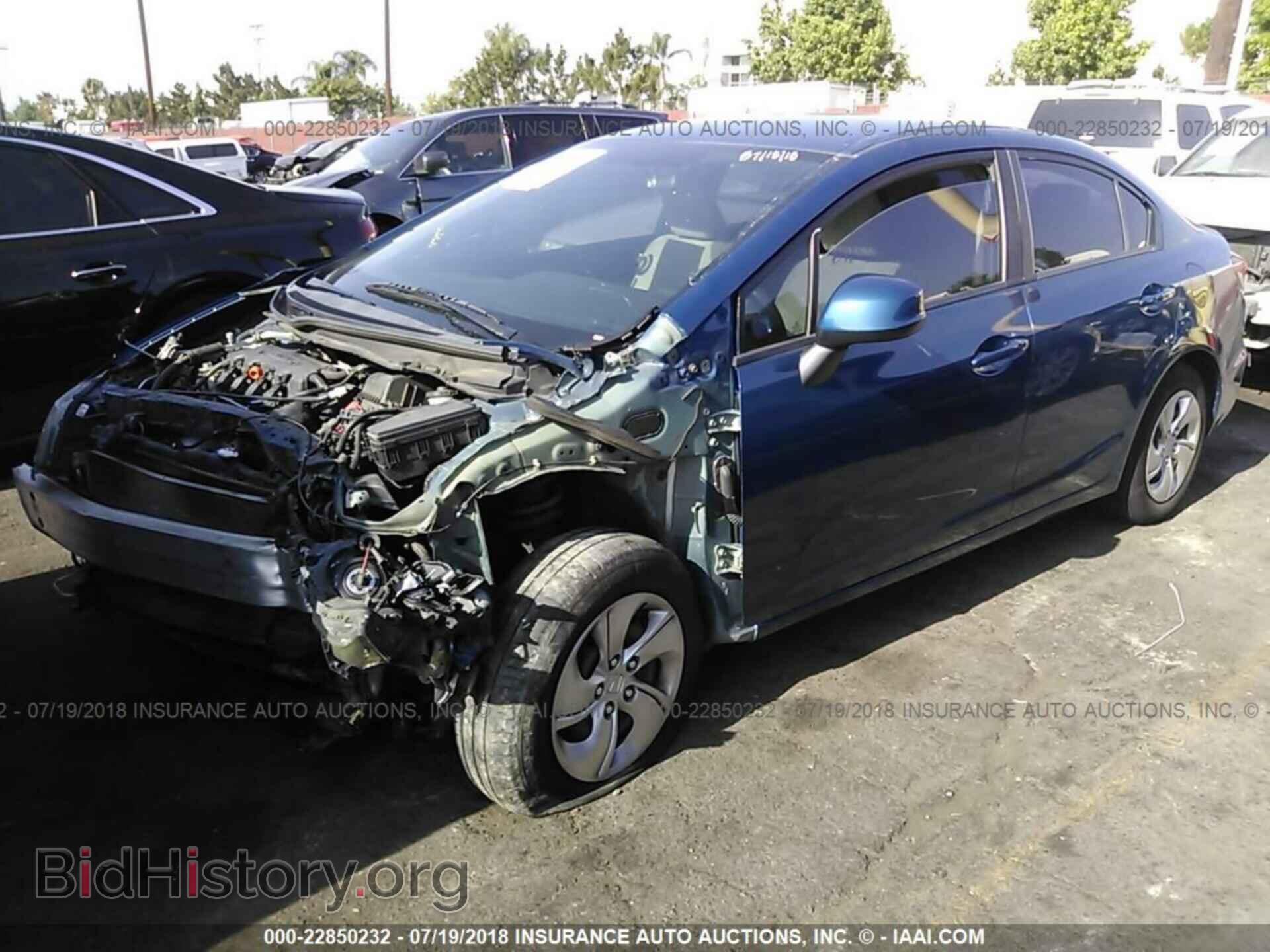 2013 Honda Civic - VIN: 19XFB2F57DE264428 - Фото 2