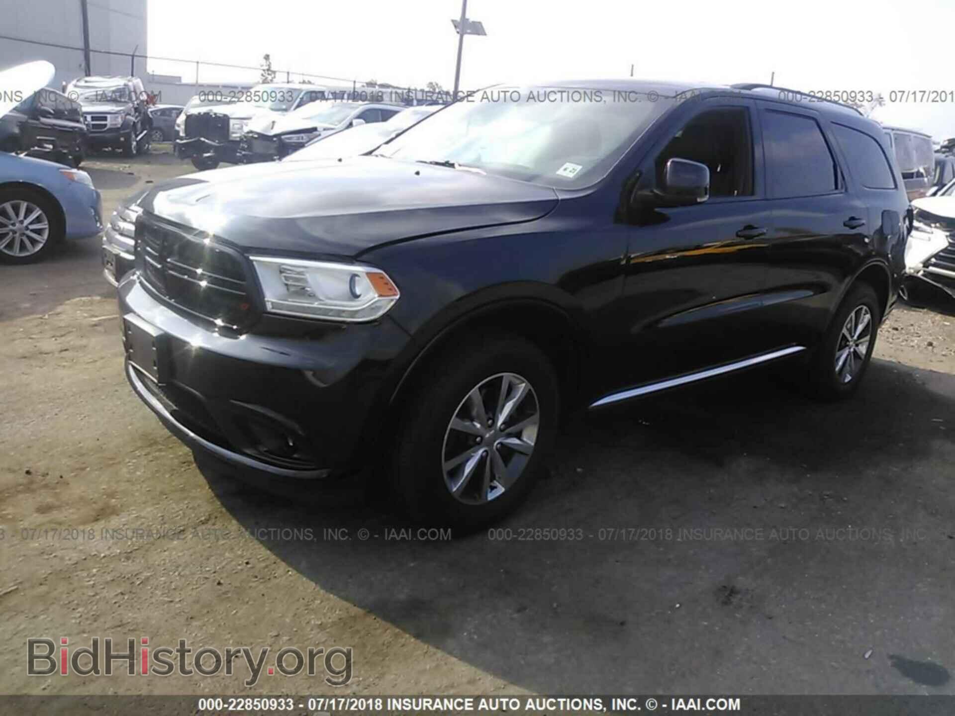 2016 Dodge Durango - VIN: 1C4RDJDG4GC387461 - Фото 2