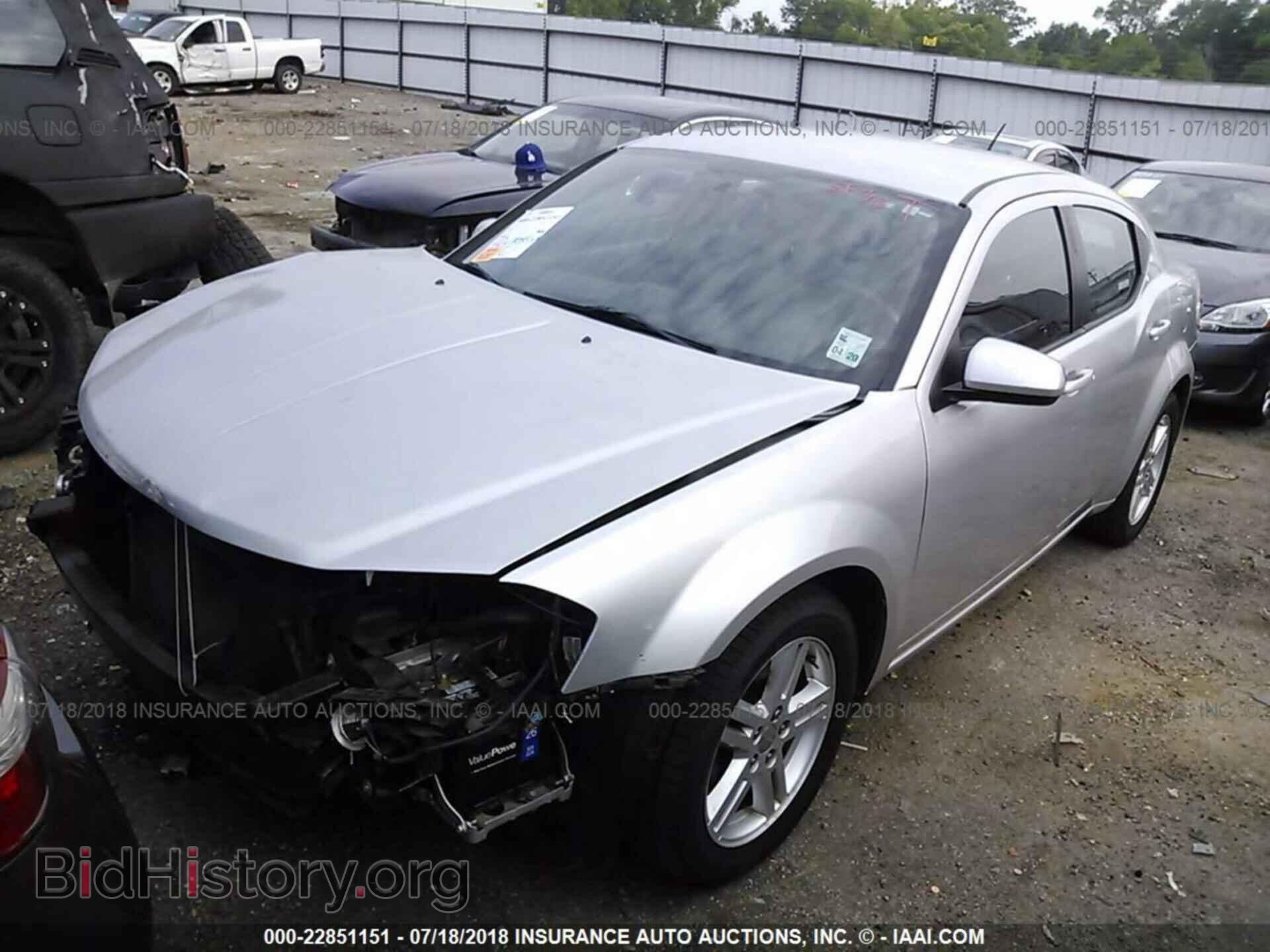2012 Dodge Avenger - VIN: 1C3CDZCB8CN147861 - Фото 2