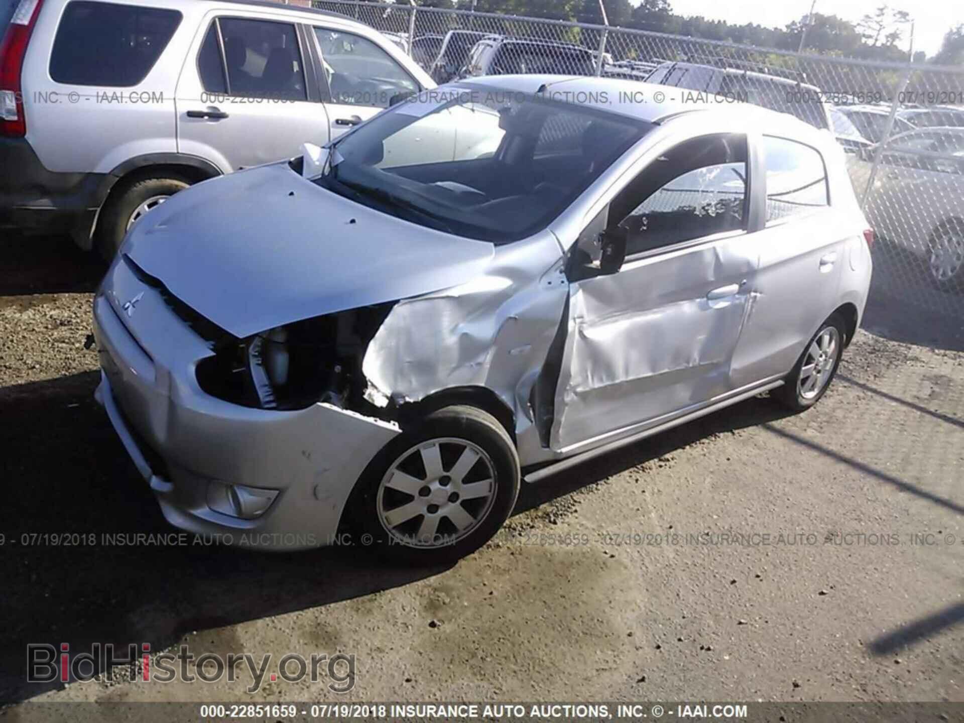 2014 Mitsubishi Mirage - VIN: ML32A3HJ8EH002935 - Фото 2