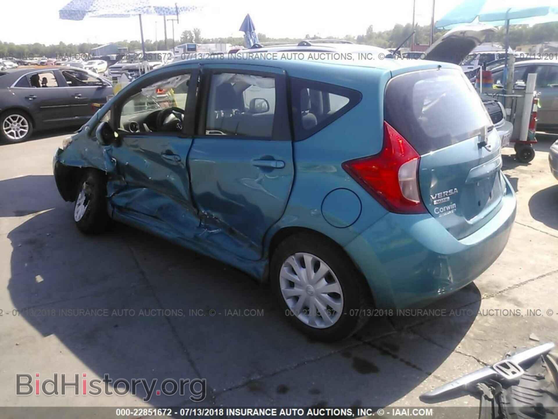 2014 Nissan Versa note - VIN: 3N1CE2CP1EL393118 - Фото 3