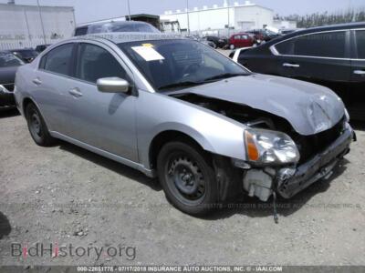 2012 Mitsubishi GALANT, серебристый — VIN 4A32B3FF2CE018200, IAAI