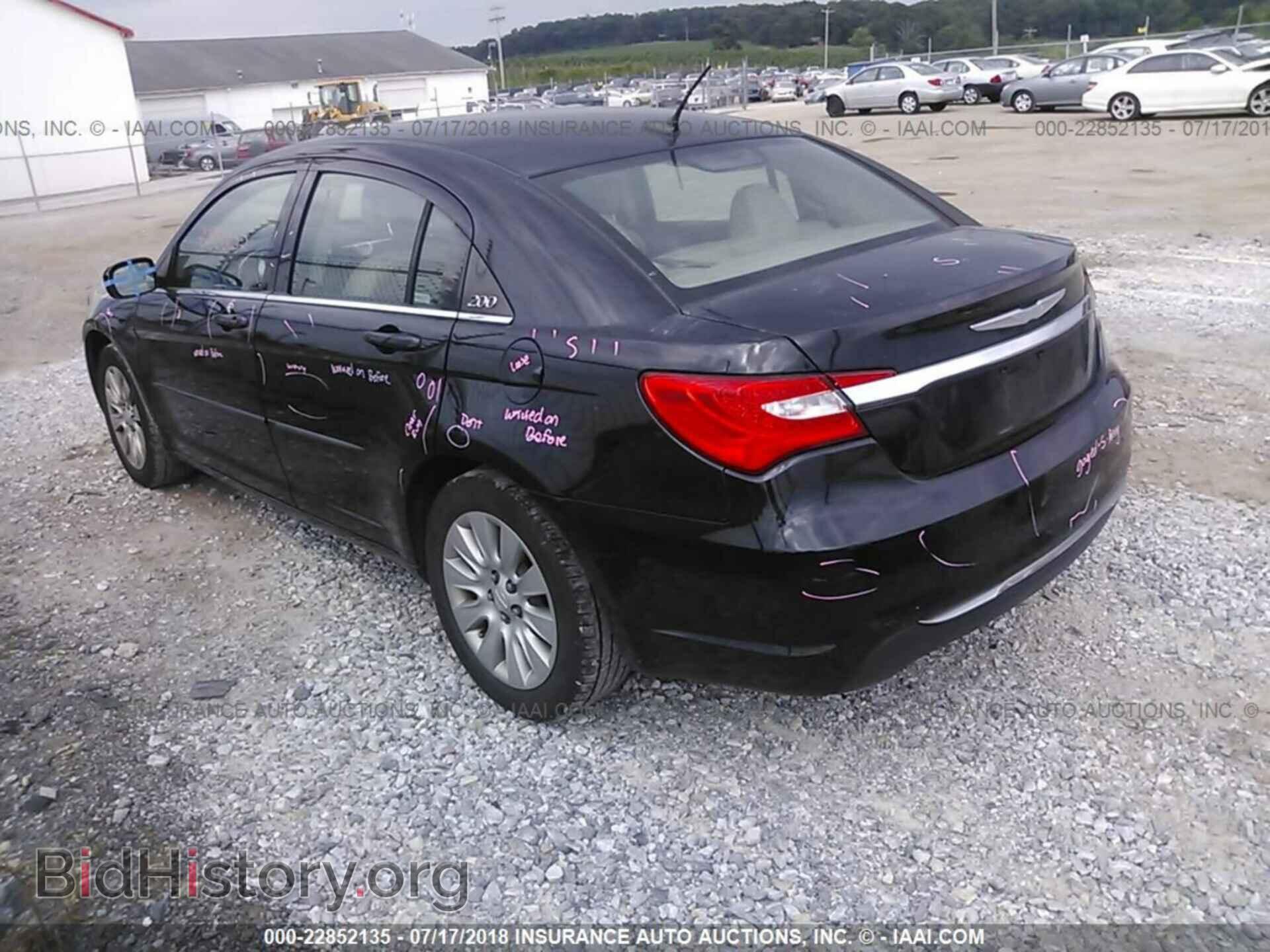 2012 Chrysler 200 - VIN: 1C3CCBAB3CN190744 - Фото 3
