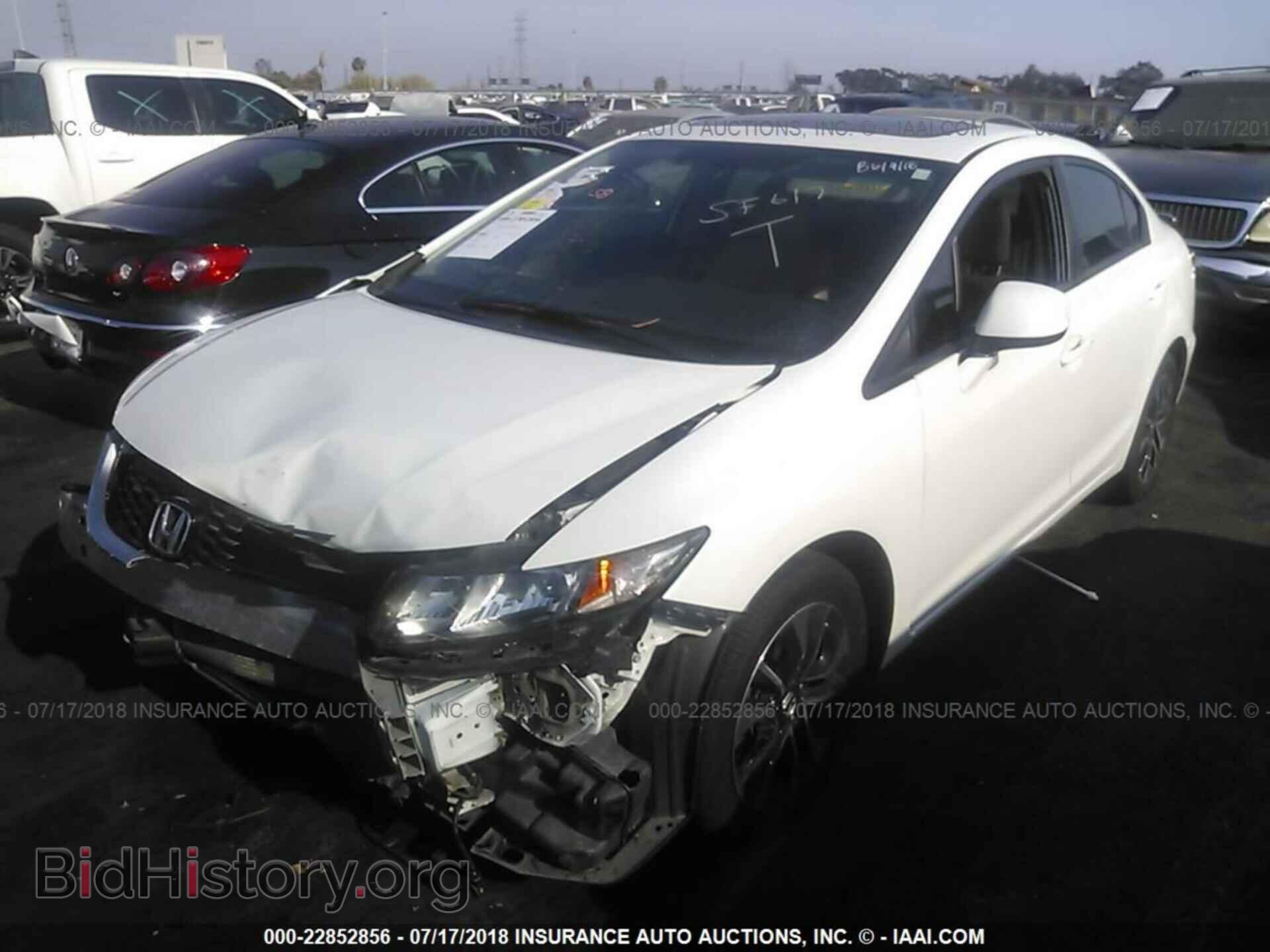 2013 Honda Civic - VIN: 19XFB2F93DE276594 - Фото 2