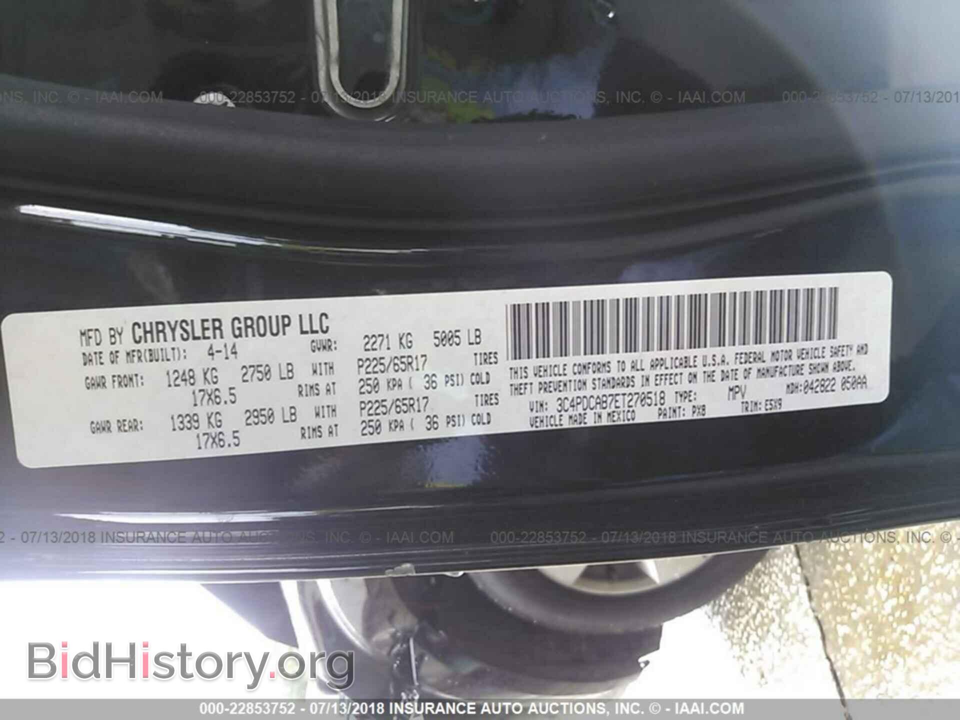 2014 Dodge Journey - VIN: 3C4PDCAB7ET270518 - Photo 9