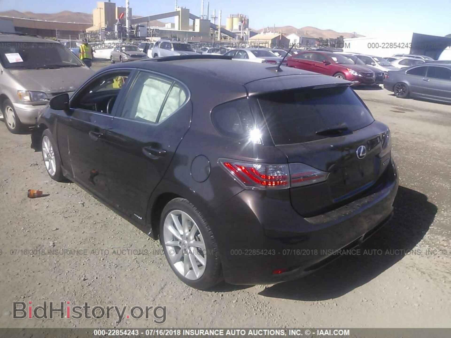 2012 LEXUS CT - VIN: JTHKD5BH0C2062521 - Фото 3