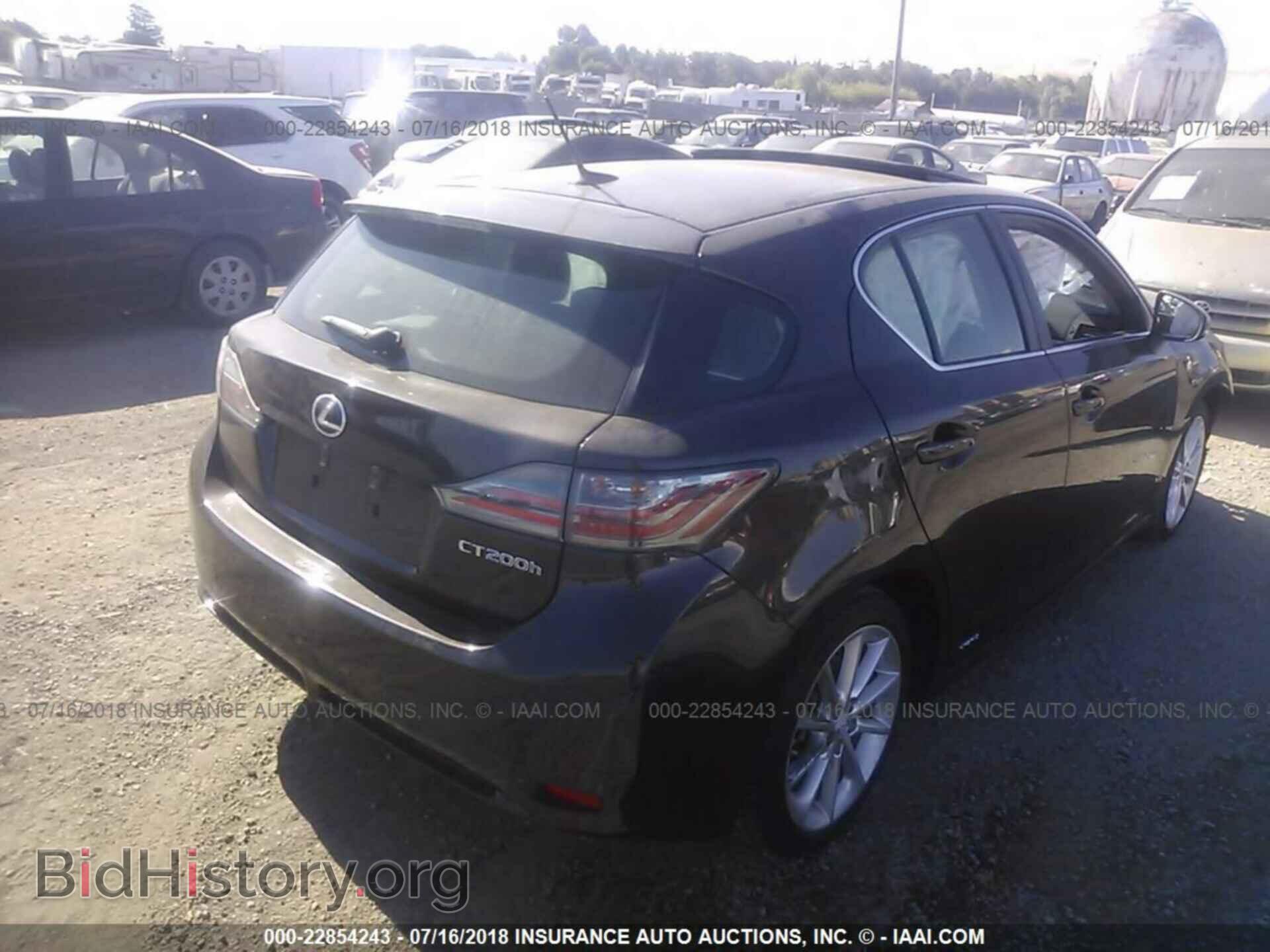 2012 LEXUS CT - VIN: JTHKD5BH0C2062521 - Фото 4