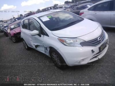 2016 Nissan VERSA NOTE, белый — VIN 3N1CE2CP1GL396684, IAAI
