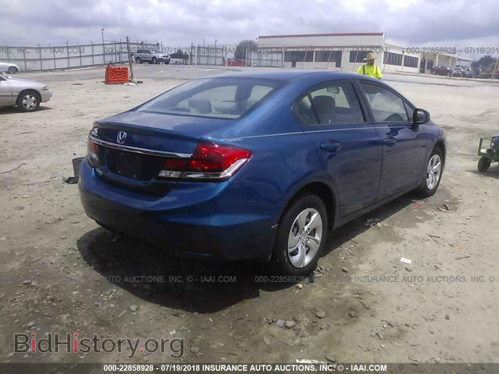 2013 Honda Civic - VIN: 19XFB2F56DE093705 - Фото 4