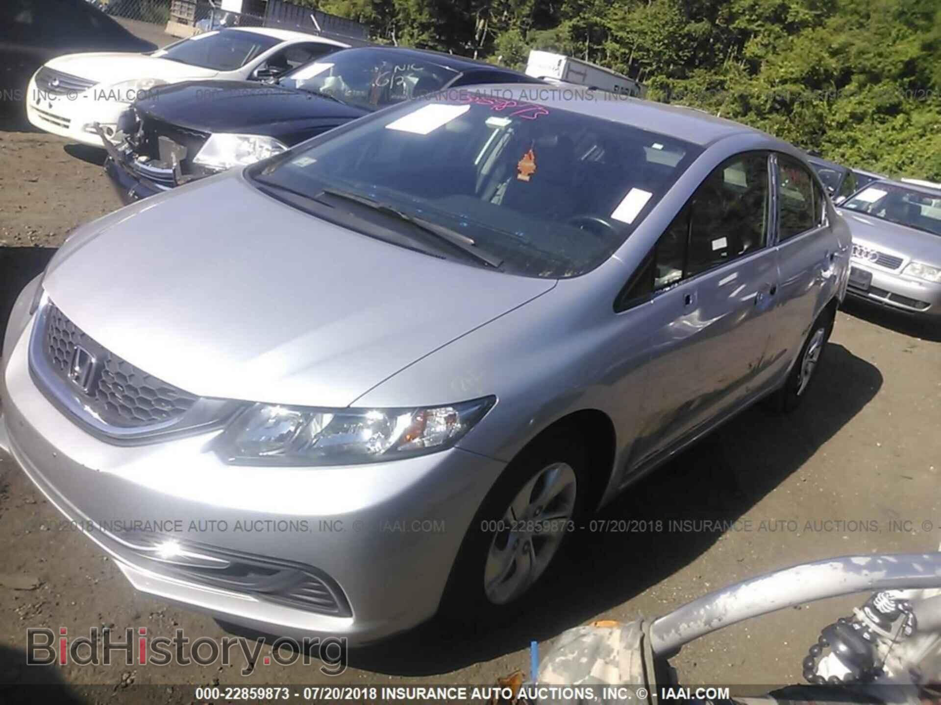 2014 Honda Civic - VIN: 2HGFB2F50EH525177 - Фото 2