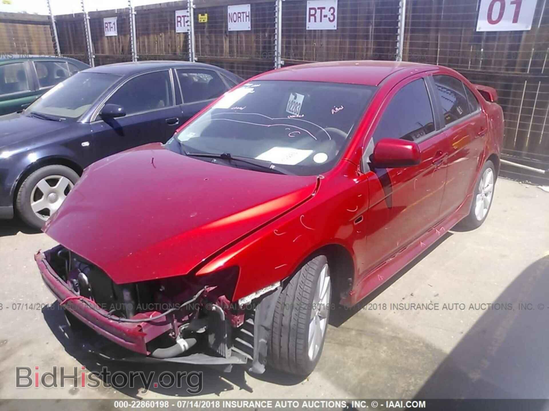 2014 MITSUBISHI LANCER - VIN: JA32U8FW1EU005939 - Фото 2