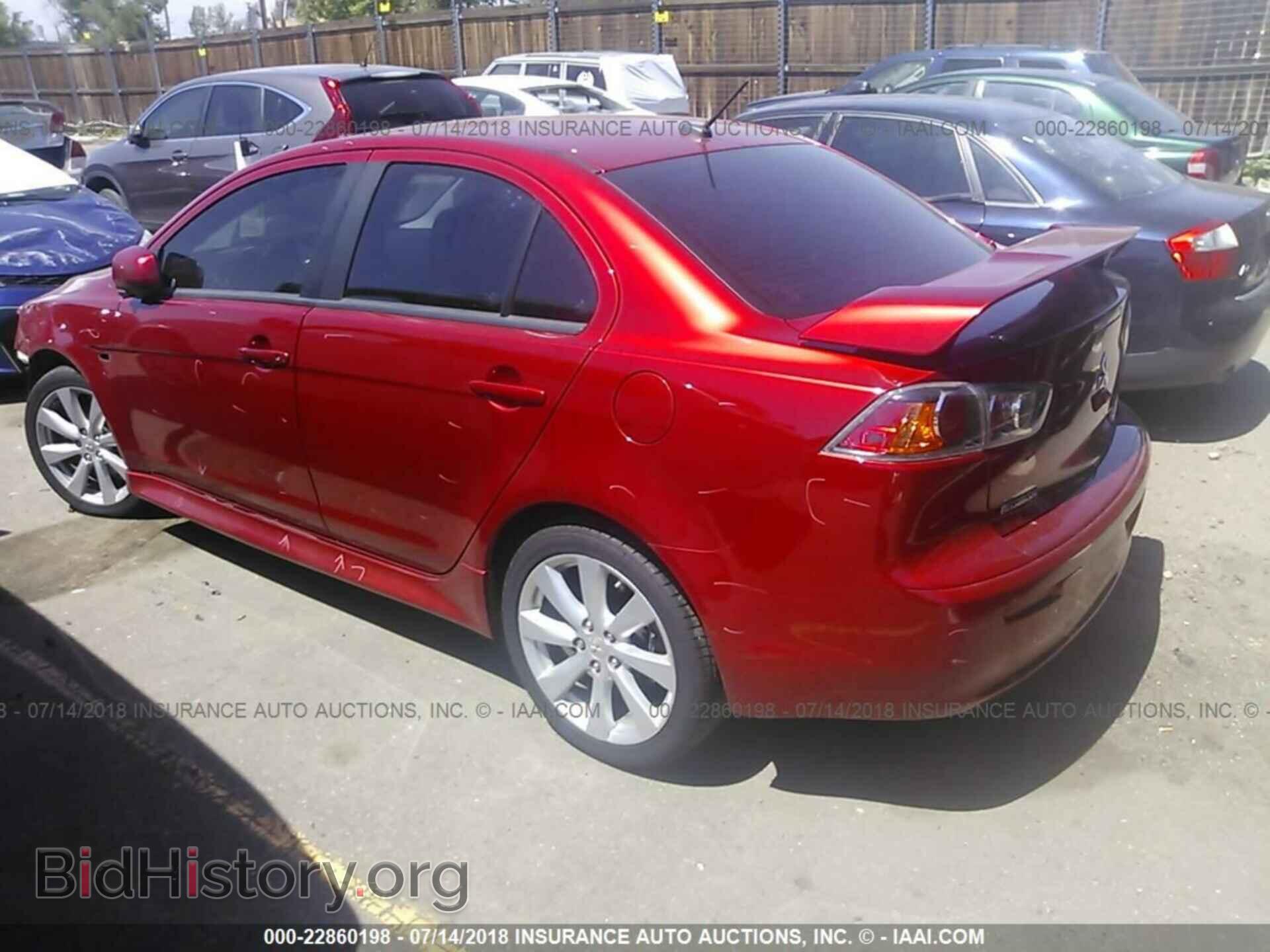 2014 MITSUBISHI LANCER - VIN: JA32U8FW1EU005939 - Фото 3