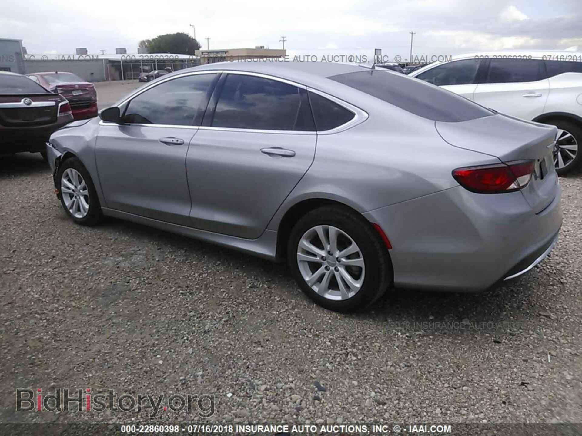 2016 Chrysler 200 - VIN: 1C3CCCAB9GN156884 - Фото 3
