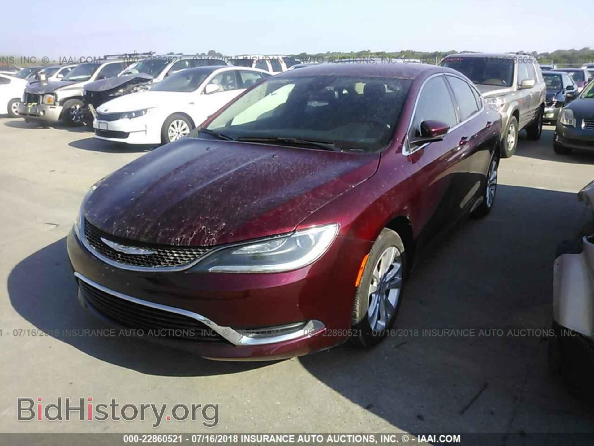 2016 Chrysler 200 - VIN: 1C3CCCAB0GN132201 - Фото 2