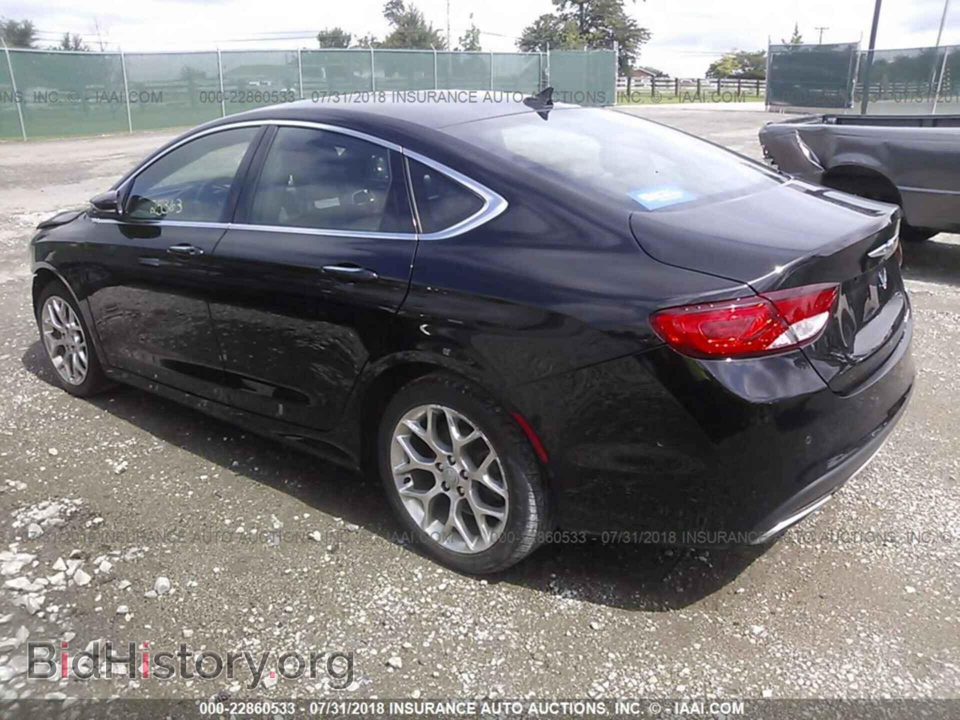 2015 Chrysler 200 - VIN: 1C3CCCCG0FN740288 - Фото 3