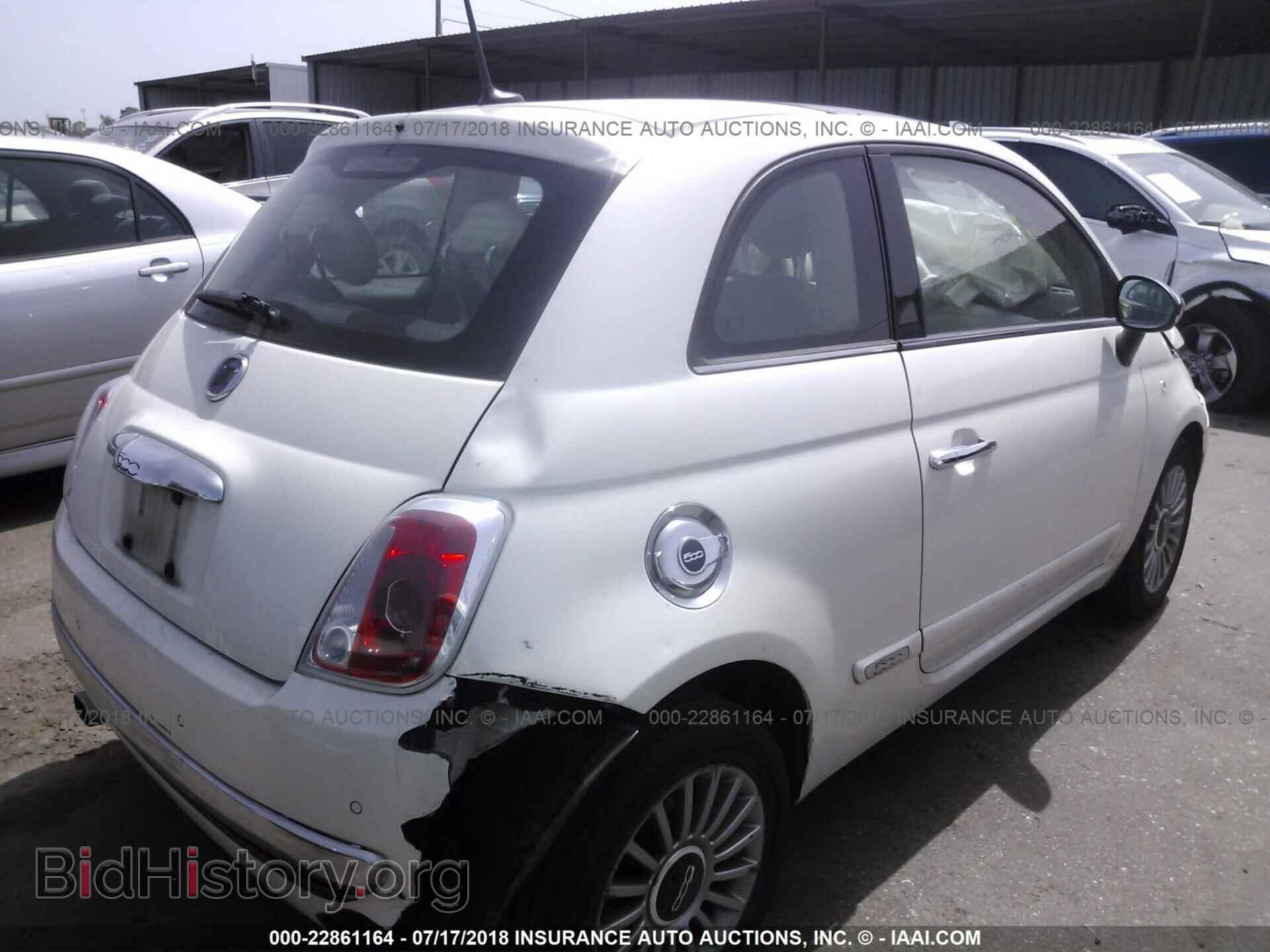 2012 Fiat 500 - VIN: 3C3CFFCR5CT126987 - Фото 4