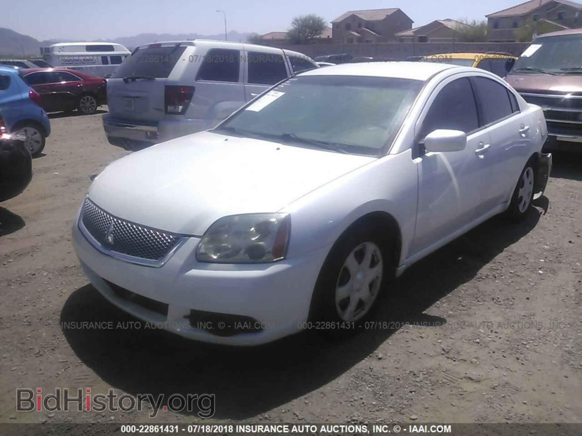2012 Mitsubishi Galant - VIN: 4A32B3FF7CE009542 - Фото 2