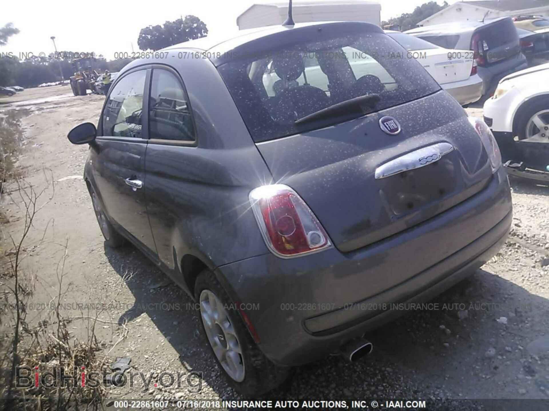 2012 Fiat 500 - VIN: 3C3CFFAR9CT365610 - Фото 3