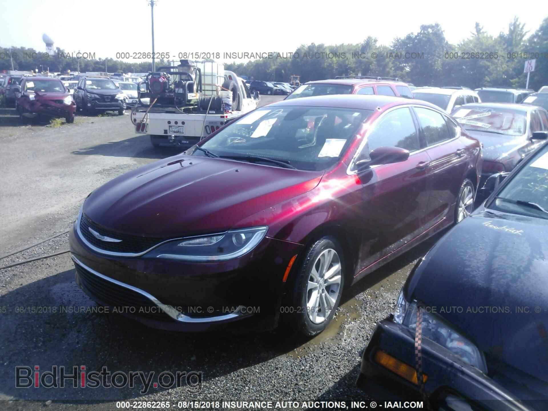 2015 Chrysler 200 - VIN: 1C3CCCAB3FN734122 - Фото 2