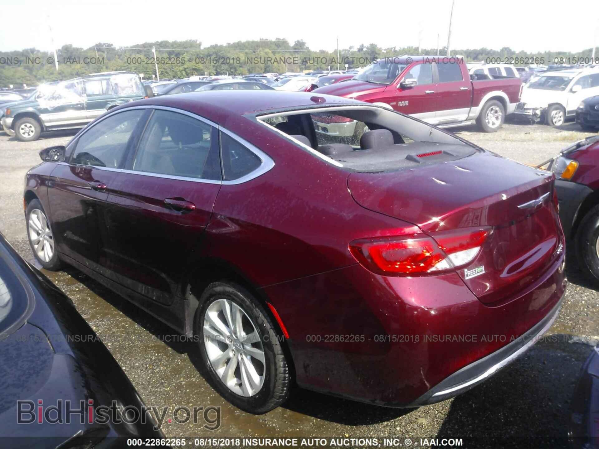 2015 Chrysler 200 - VIN: 1C3CCCAB3FN734122 - Фото 3