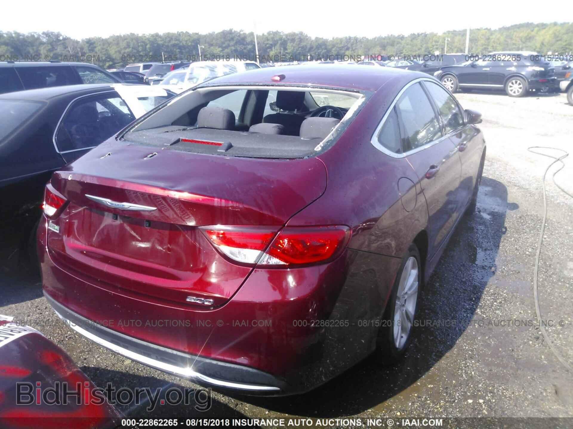2015 Chrysler 200 - VIN: 1C3CCCAB3FN734122 - Фото 4