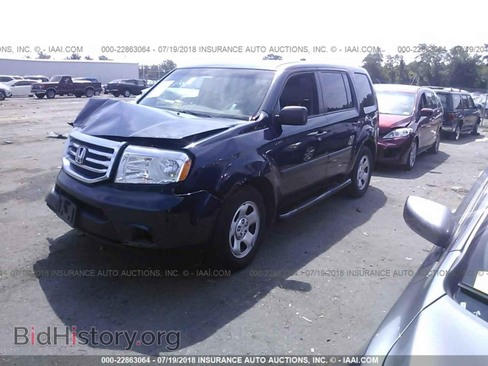 2012 Honda Pilot - VIN: 5FNYF4H20CB060106 - Фото 2