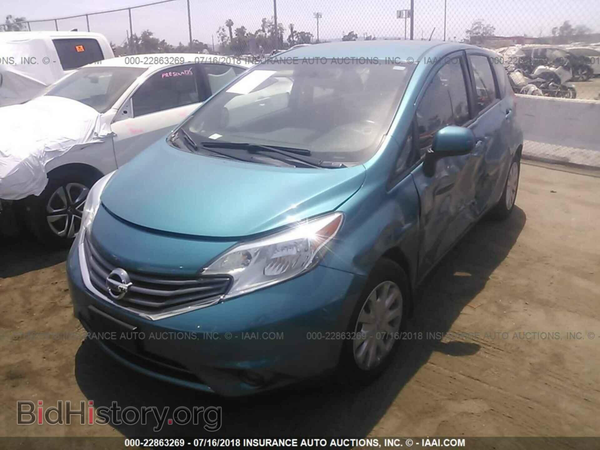 2014 Nissan Versa note - VIN: 3N1CE2CP9EL368581 - Фото 2