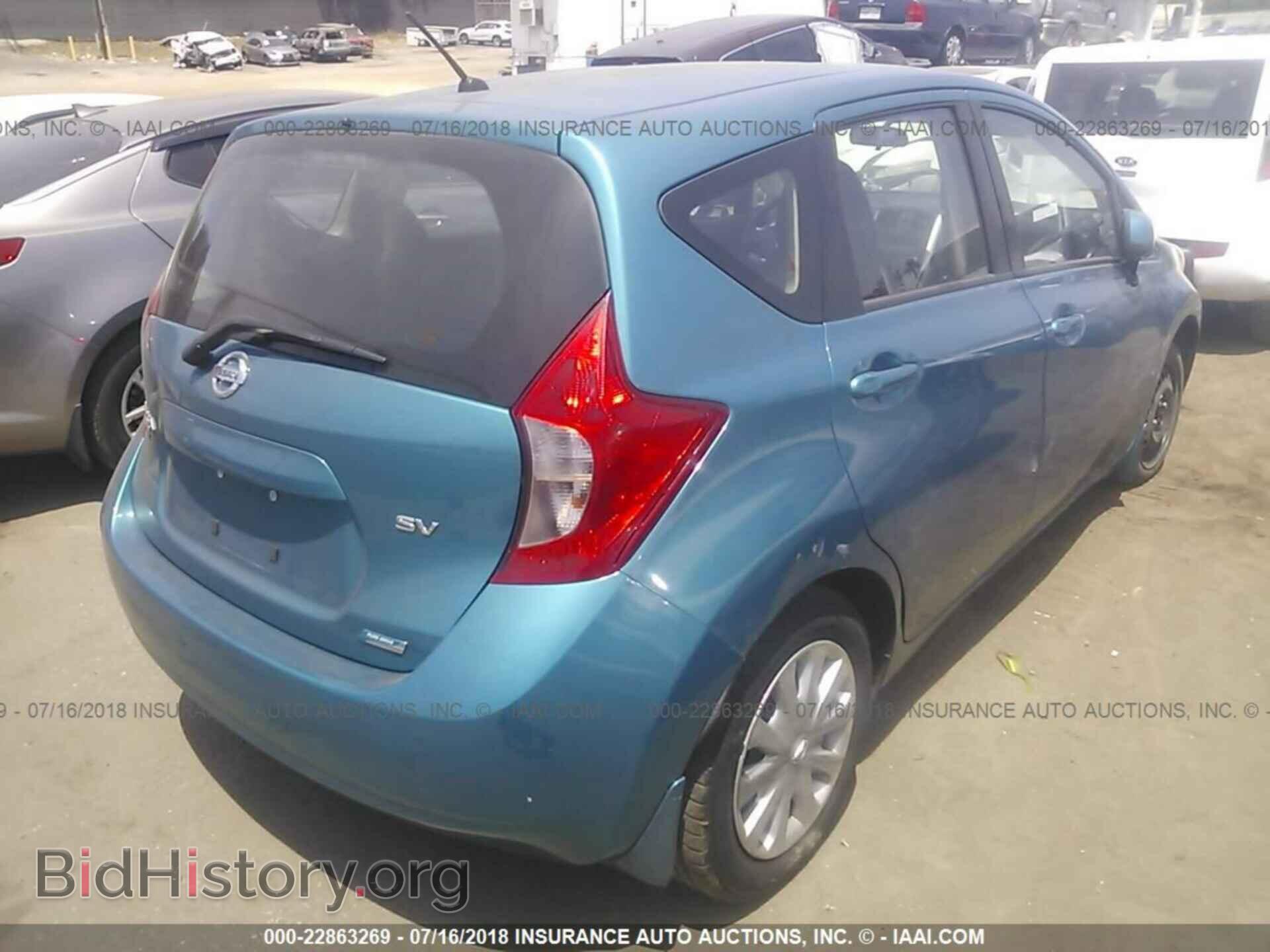 2014 Nissan Versa note - VIN: 3N1CE2CP9EL368581 - Фото 4