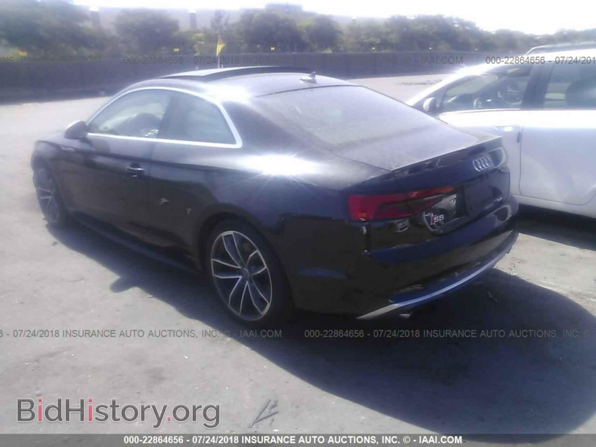 2018 Audi S5 - VIN: WAUP4AF51JA009603 - Photo 3
