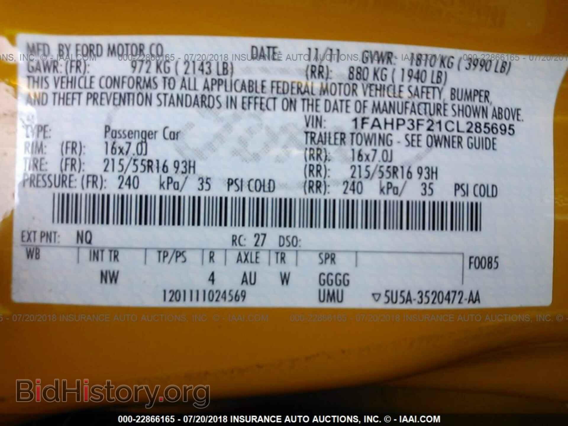 2012 Ford Focus - VIN: 1FAHP3F21CL285695 - Photo 9