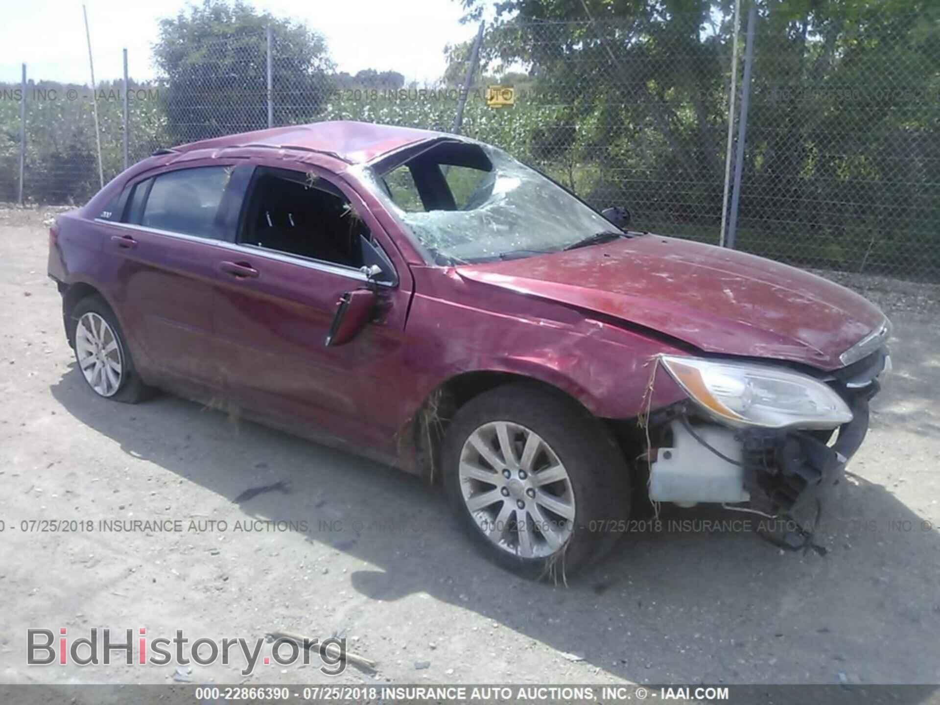 Фотография 1C3CCBBB1CN205191 - CHRYSLER 200 2012