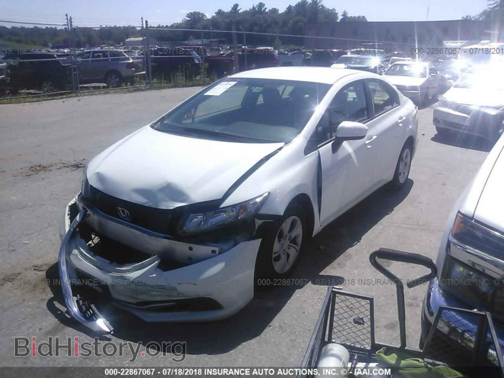 2014 HONDA CIVIC - VIN: 19XFB2F57EE227610 - Фото 2
