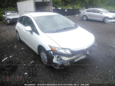 2012 Honda CIVIC, белый — VIN 2HGFB2F59CH335357, IAAI