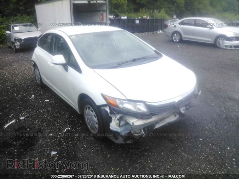2012 Honda CIVIC (VIN 2HGFB2F59CH335357) — фото 1 из 10, IAAI, повреждение: передняя и задняя часть
