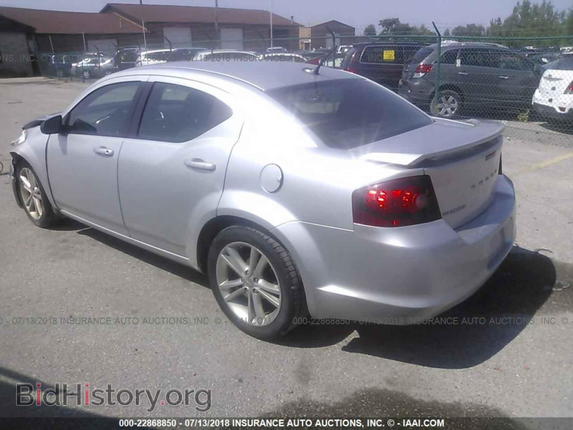 2012 Dodge Avenger - VIN: 1C3CDZAG7CN291187 - Фото 3