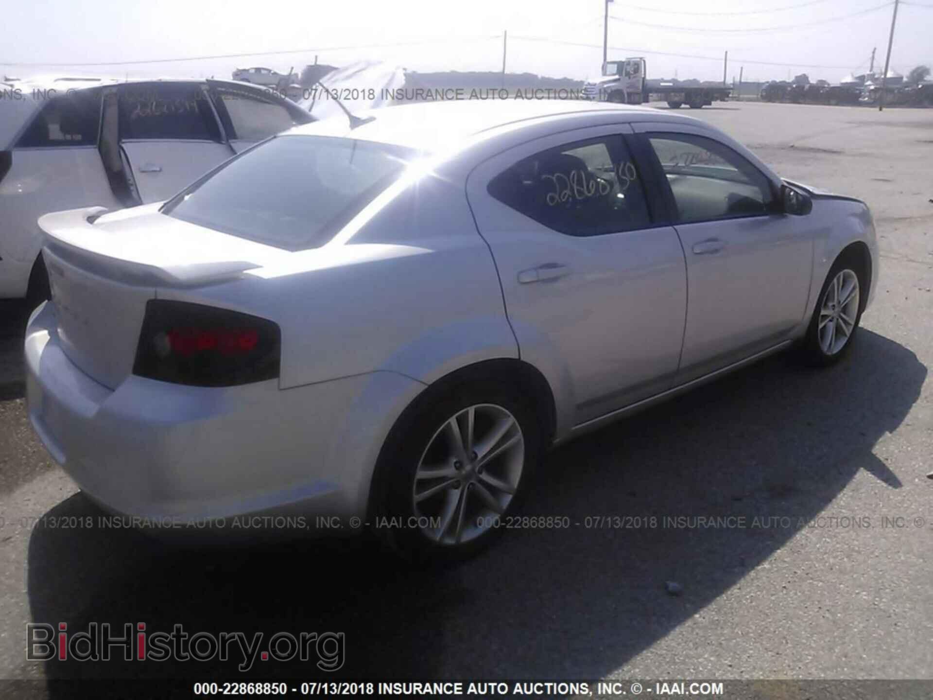 2012 Dodge Avenger - VIN: 1C3CDZAG7CN291187 - Фото 4