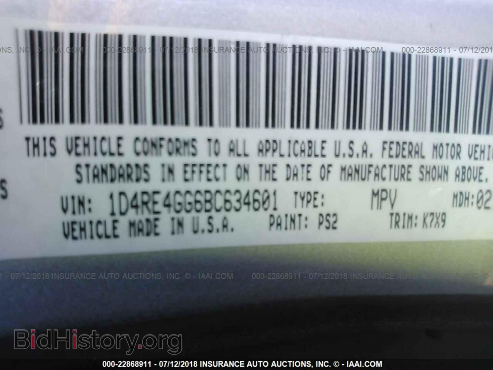 2011 Dodge Durango - VIN: 1D4RE4GG6BC634601 - Photo 9