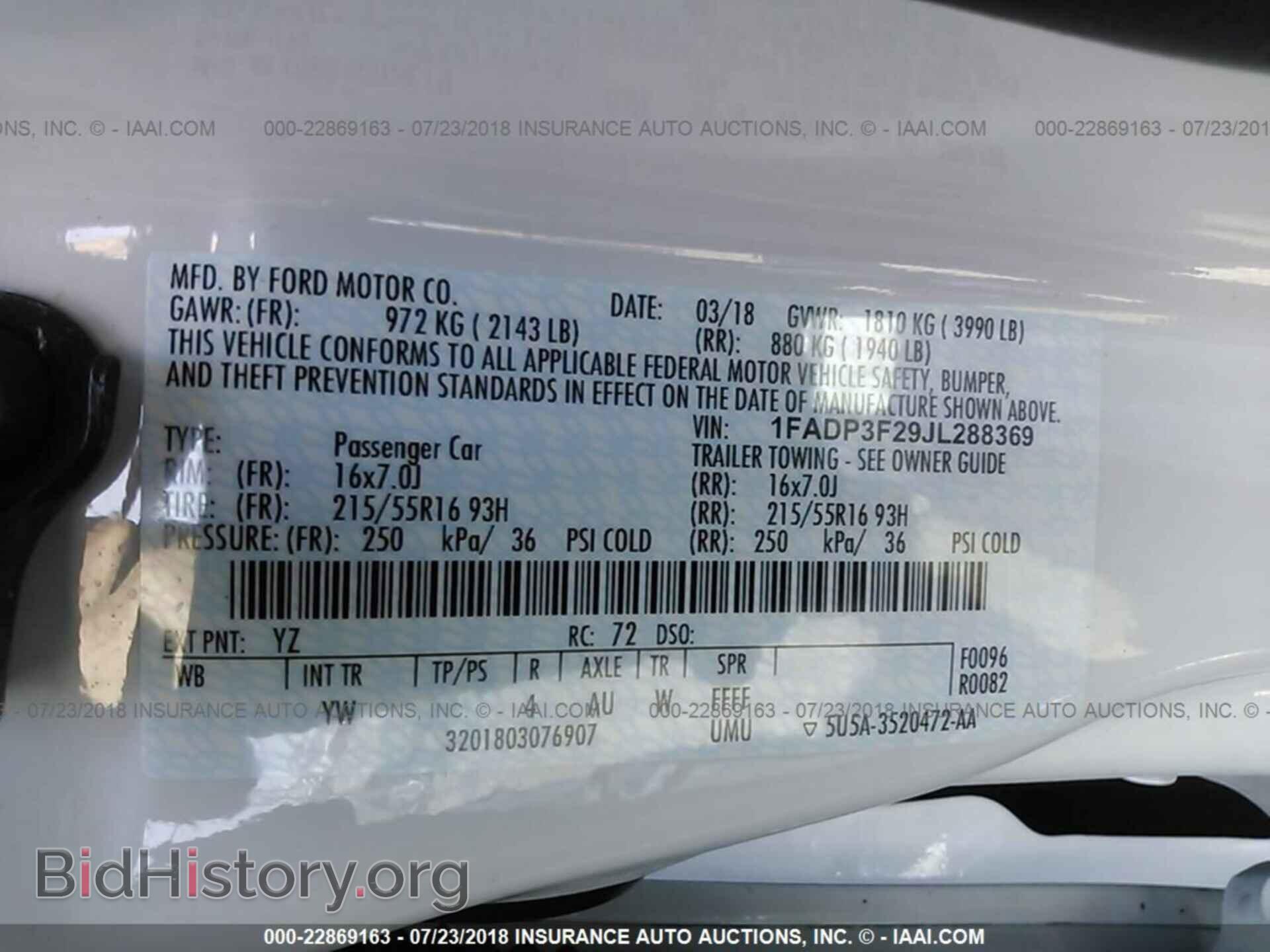 2018 Ford Focus - VIN: 1FADP3F29JL288369 - Фото 9