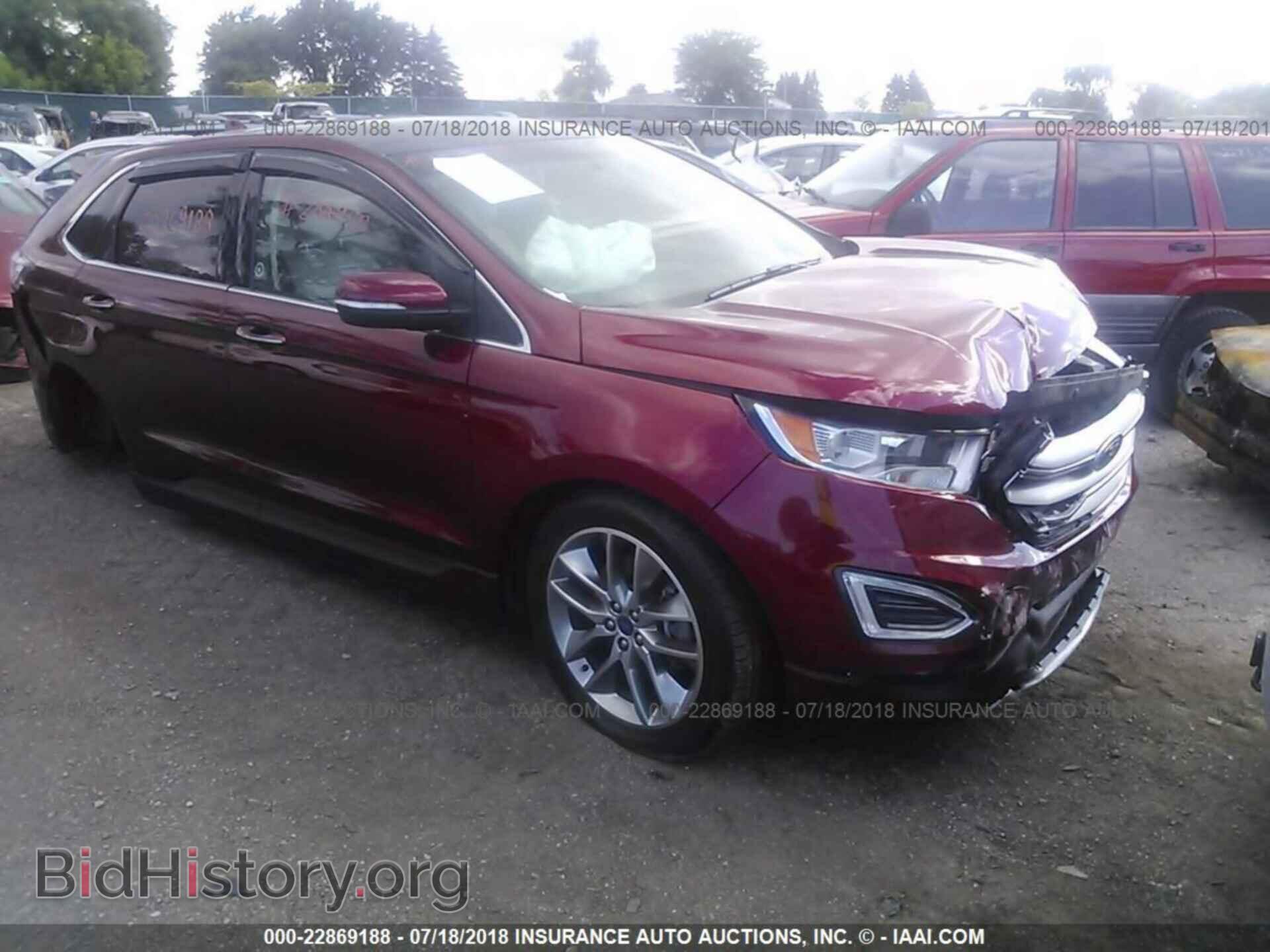 Фотография 2FMTK4K85FBB18291 - Ford Edge 2015